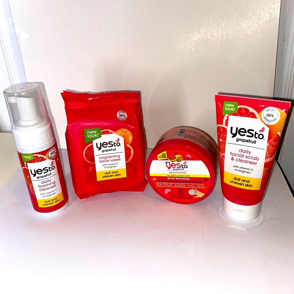 YESto Grapefruit and Vitamin C 4pc Skincare Gift-set